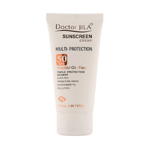 کرم ضد آفتاب بی رنگ مولتی پروتکشن دکتر ژیلا SPF50 حجم 50 میلی لیتر