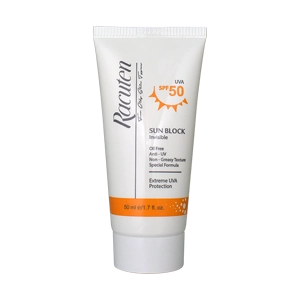 کرم ضد آفتاب بی رنگ پوست های مختلط و چرب راکوتن SPF50 حجم 50 میلی لیتر