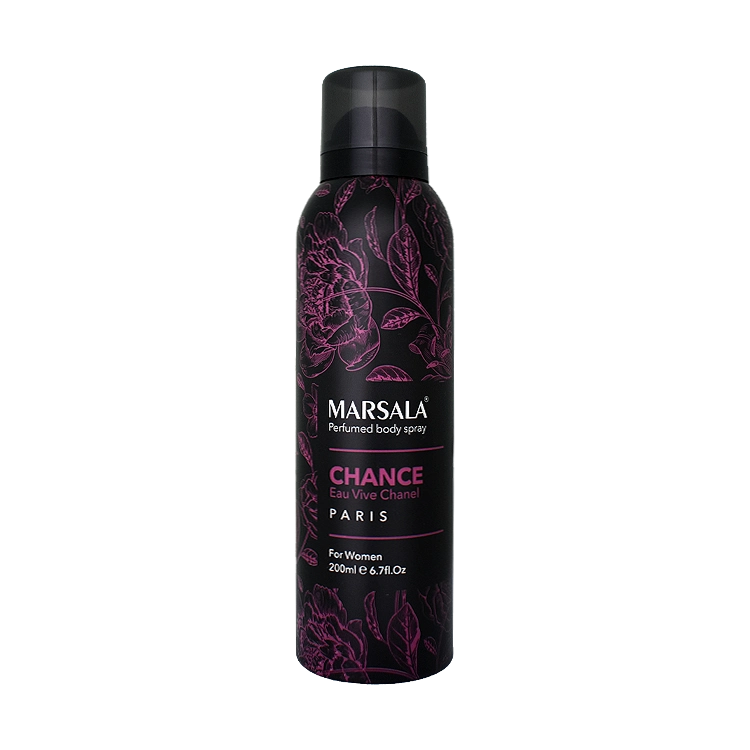 اسپری بدن زنانه مارسالا مدل Chance Chanel حجم 200 میلی لیتر