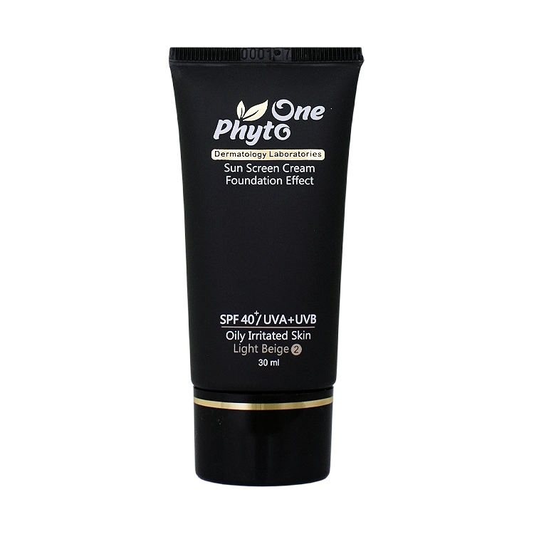 کرم ضد آفتاب بژ روشن پوست های چرب و حساس فیتو وان SPF40 حجم 30 میلی لیتر