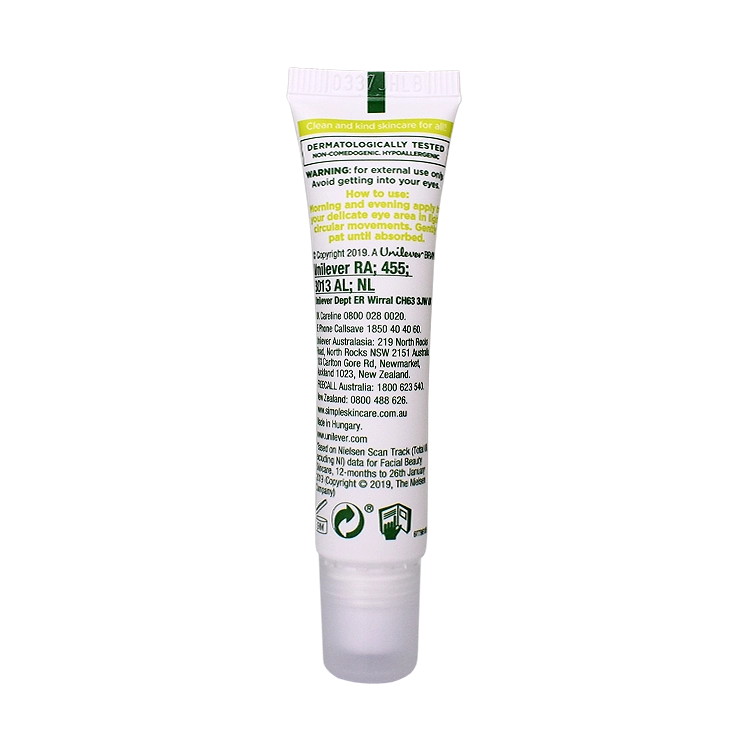 خرید کرم دور چشم رولی ضد چروک سیمپل مدل Revitalising حجم 15 میلی لیتر