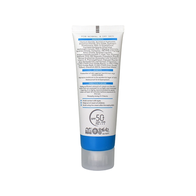 خرید کرم ضد آفتاب بژ طبیعی پوست های خشک و معمولی سانوژن ژنوبایوتیک SPF50 حجم 50 میلی لیتر