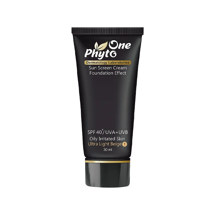 کرم ضد آفتاب بژ خیلی روشن پوست های چرب و حساس فیتو وان spf40 حجم 30 میلی لیتر