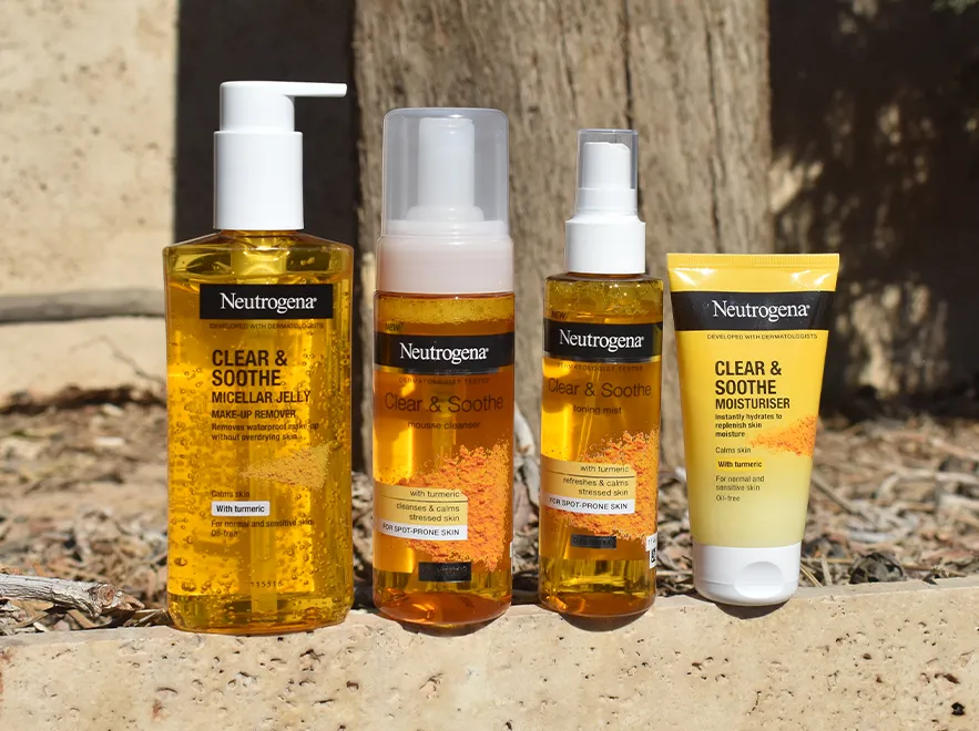 بررسی ترکیبات کرم مرطوب کننده زردچوبه نوتروژینا مدل Clear & Soothe حجم 75 میلی لیتر