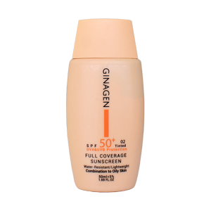 لیکویید ضد آفتاب بژ طبیعی پوست های چرب و مختلط ژیناژن SPF50 حجم 50 میلی لیتر