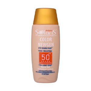 لوسیون ضد آفتاب بژ طبیعی فاقد چربی کالر نیوژن آردن سولاریس SPF50 حجم 75 میلی لیتر