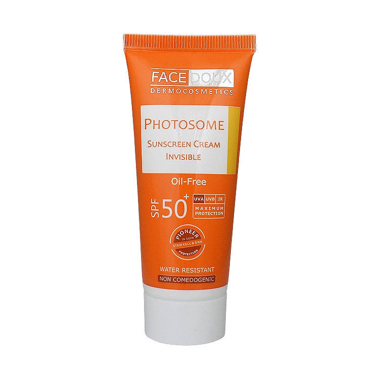 کرم ضد آفتاب بی رنگ پوست های مختلط و چرب فوتوزوم فیس دوکس SPF50 حجم 40 میلی لیتر