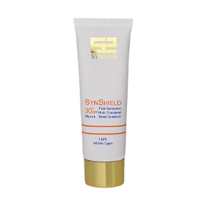 فلویید ضد آفتاب بژ روشن انواع پوست ساین شیلد ساین اسکین SPF30 حجم 40 میلی لیتر