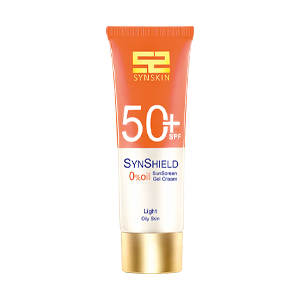 ژل کرم ضد آفتاب فاقد چربی بژ روشن ساین اسکین SPF50 حجم 50 میلی لیتر