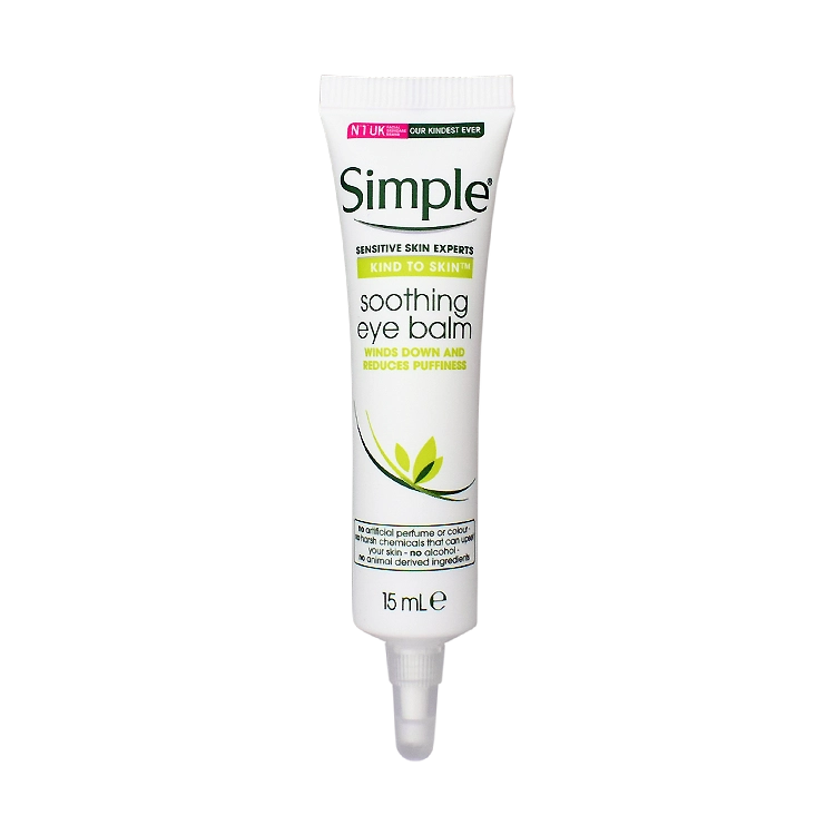 کرم دور چشم آبرسان و ضد تیرگی سیمپل مدل Soothing حجم 15 میلی لیتر