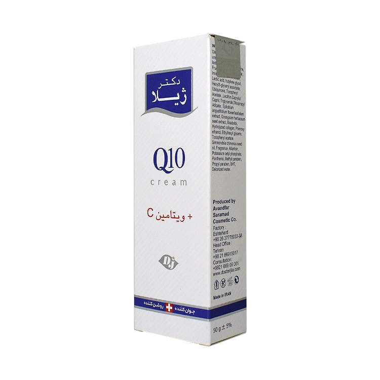 خرید کرم ضد چروک کیوتن و ویتامین سی دکتر ژیلا حجم 50 میلی لیتر