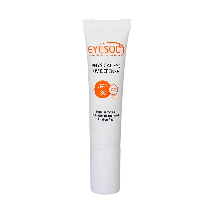 کرم ضد آفتاب دور چشم بی رنگ آیسول SPF30 حجم 15 میلی لیتر