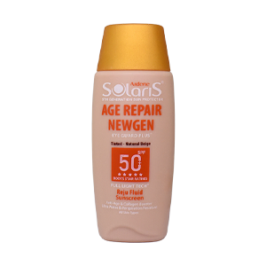 فلویید ضد آفتاب ضد چروک بژ طبیعی ایج ریپیر نیوژن آردن سولاریس SPF50 حجم 75 میلی لیتر