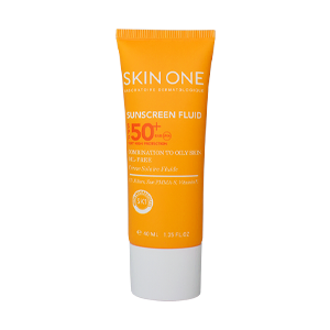 فلویید ضد آفتاب بی رنگ پوست های مختلط و چرب اسکین وان SPF50 حجم 40 میلی لیتر